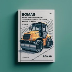 Bomag BW65H Walk-behind Double Drum Vibratory Roller Service Parts Catalogue Manual PDF