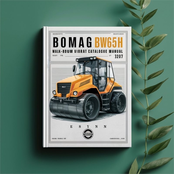 Bomag BW65H Walk-behind Double Drum Vibratory Roller Service Parts Catalogue Manual PDF