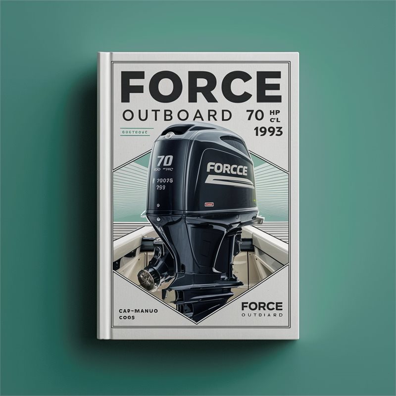 Force Outboard 70 hp 70hp 3 cyl 2-stroke 1991-1993