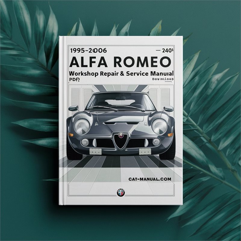 1995-2006 Alfa Romeo GTV & Spider Workshop Repair & Service Manual (2 440 Pages iPad-ready)