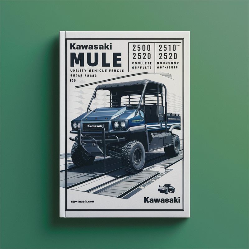 Kawasaki Mule 2500 2510 2520 KAF620 Utility Vehicle Complete Workshop Service Repair Manual 1993-2003
