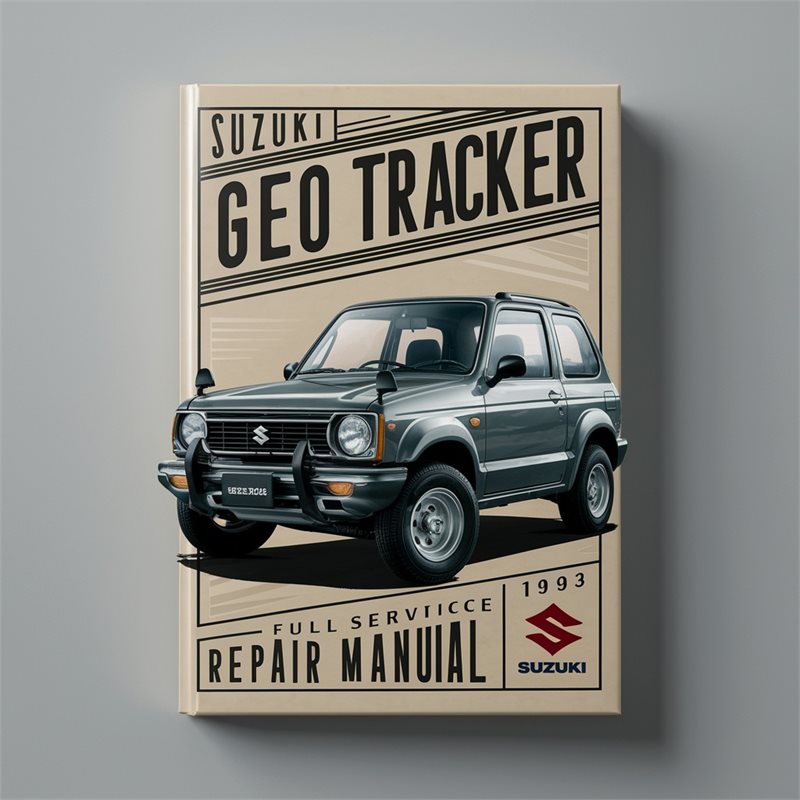 Suzuki Sidekick Geo Tracker 1993 Full Manual de servicio y reparación