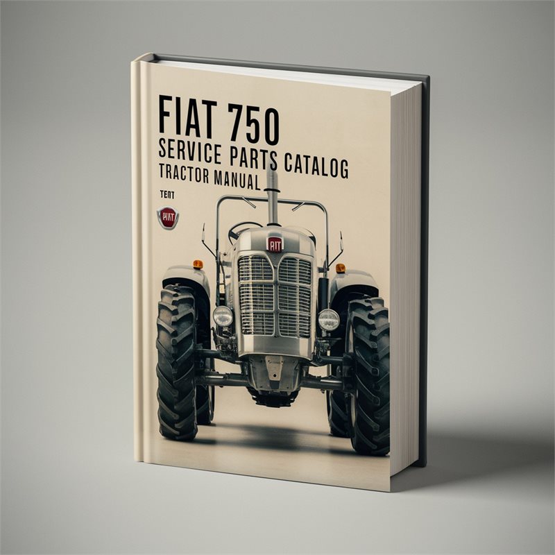 Catálogo de Piezas de Servicio - Manual del Tractor Fiat 750