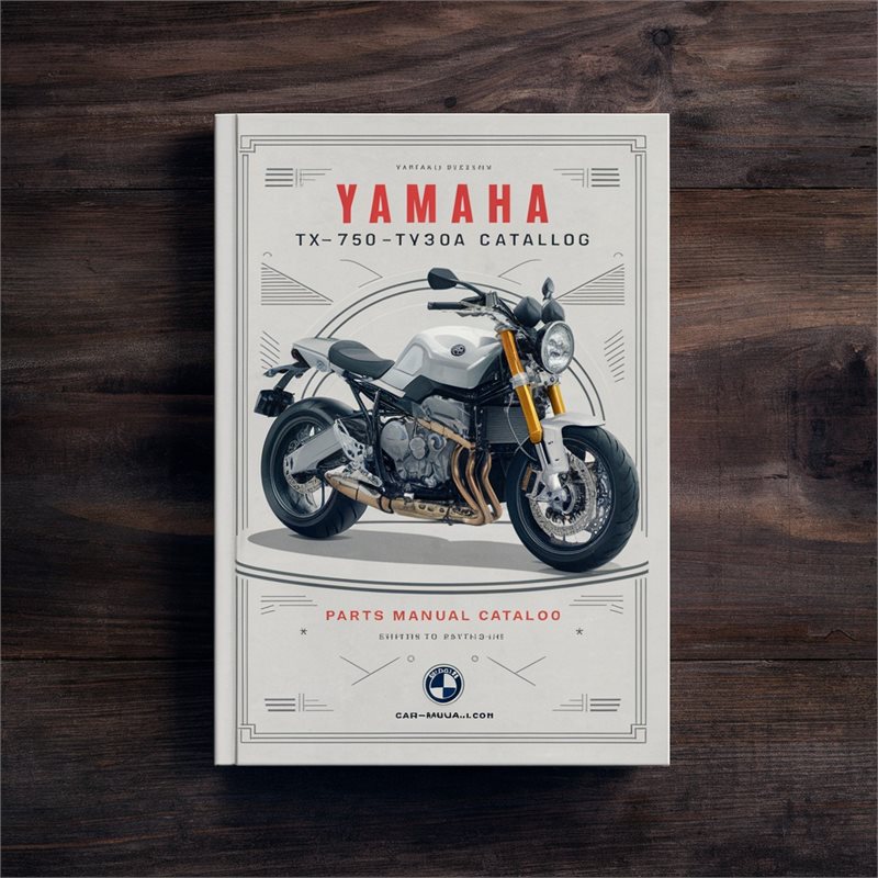 Yamaha TX750 TX750A Parts Manual Catalog
