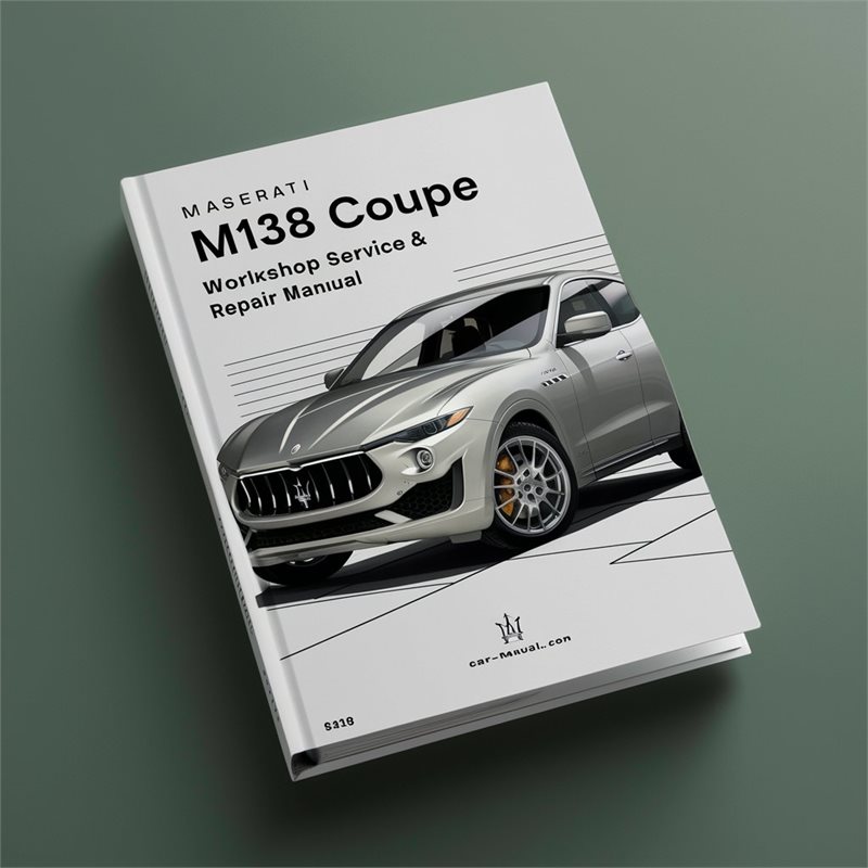 Maserati M138 Coupe Workshop Service & Repair Manual