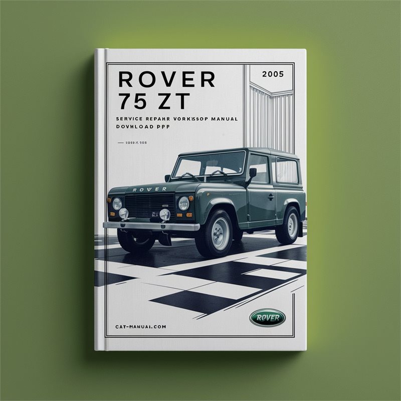 Rover 75 MG ZT 1999-2005 Service Repair Workshop Manual Pdf