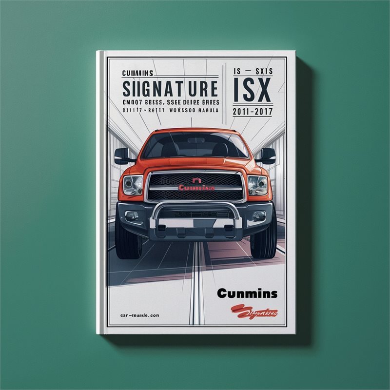 Cummins Signature ISX QSX15 CM870 CM871 CM570 Series Diesel Engine 2011-2017 Service Repair Workshop Manual Pdf