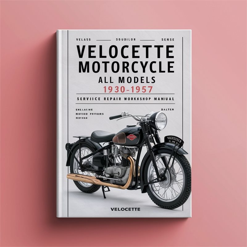 Velocette Motorcycle All Models 1930-1957 Service Repair Workshop Manual Pdf