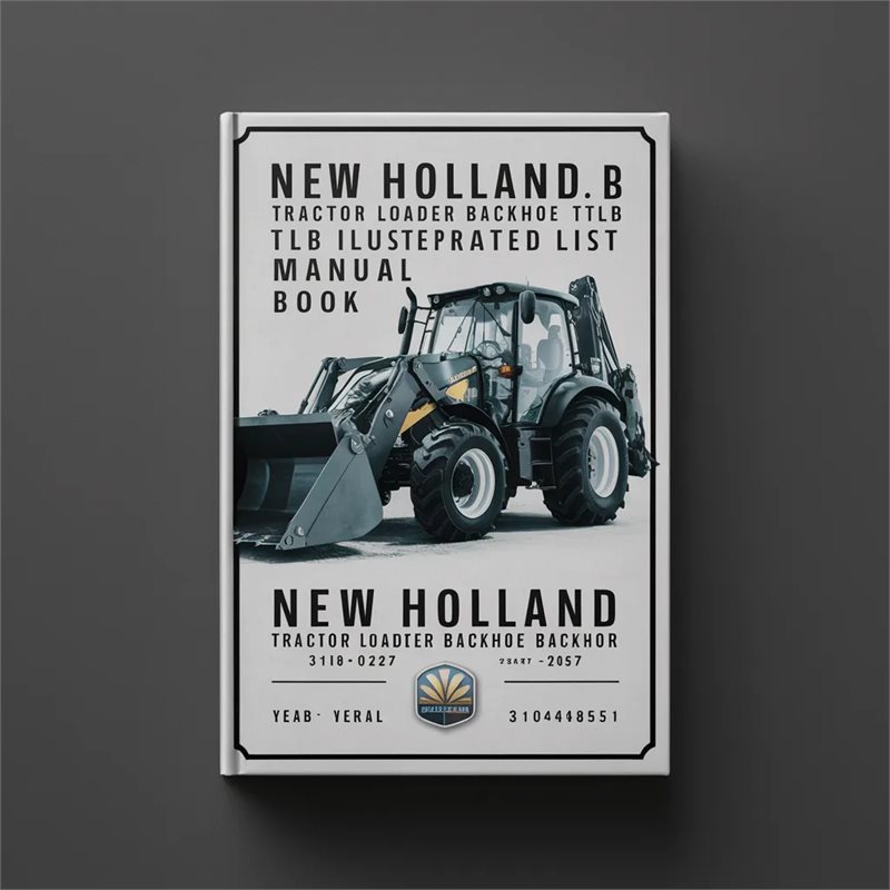 New Holland LB75.B Tractor Loader Backhoe Parts List Manual PDF Download