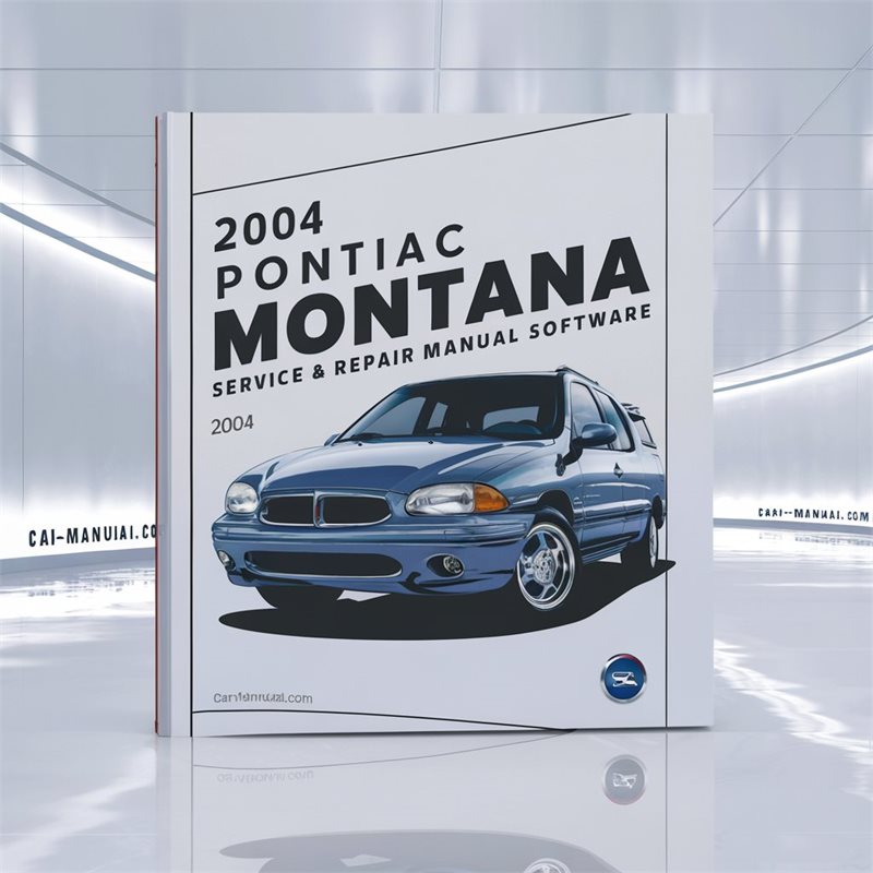 2004 Pontiac Montana Manual de servicio y reparación Software