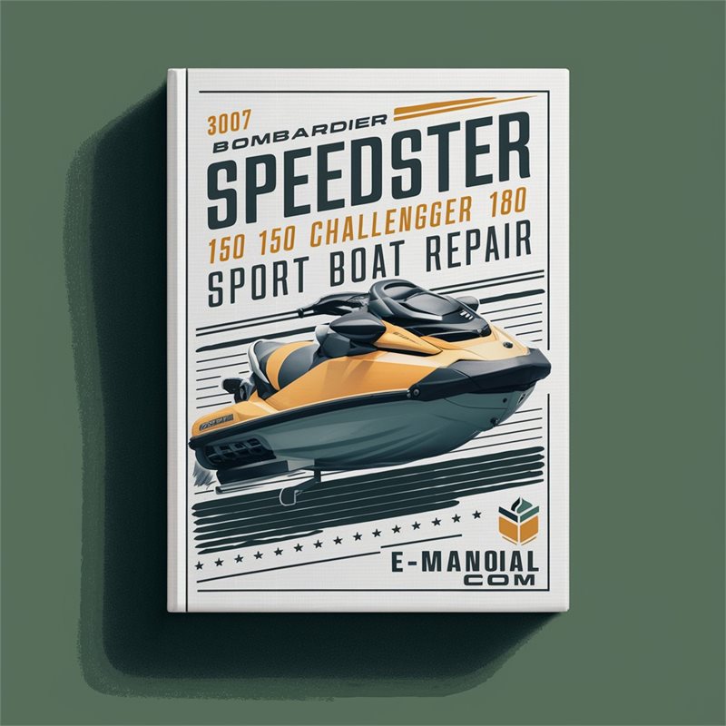 2007 Bombardier SeaDoo Speedster 150 Challenger 180 Sport Boat Repair