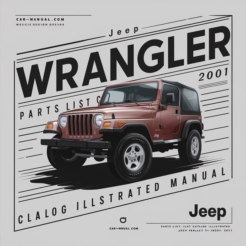 Jeep Wrangler TJ 2001 Parts List Catalog Illustrated Manual