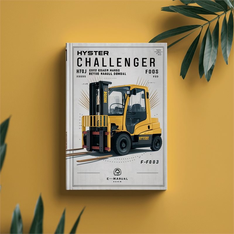 HYSTER CHALLENGER H40J H50J H60JS Forklift Service Repair Manual & Parts Manual (F003)