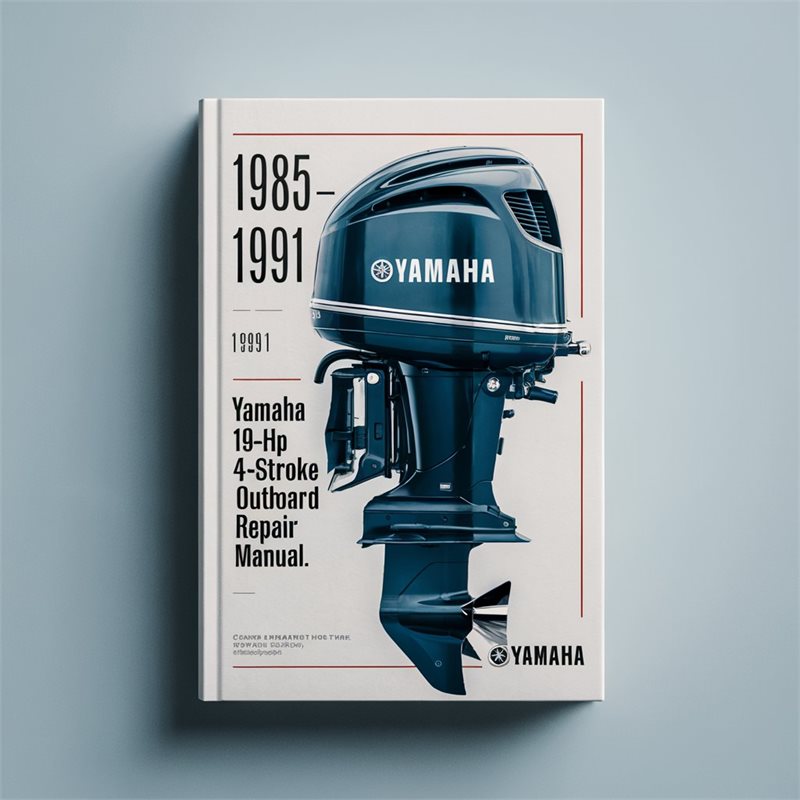 1985-1991 Yamaha 9.9HP 4-Stroke Outboard Repair Manual