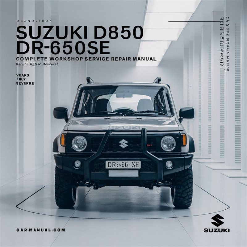 Suzuki DR650 DR650SE Complete Workshop Service Repair Manual 1996-2013