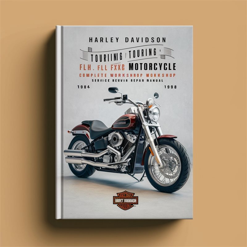 Harley Davidson Touring FLH FLHT FXR FXWG Motorcycle Complete Workshop Service Repair Manual 1984-1998