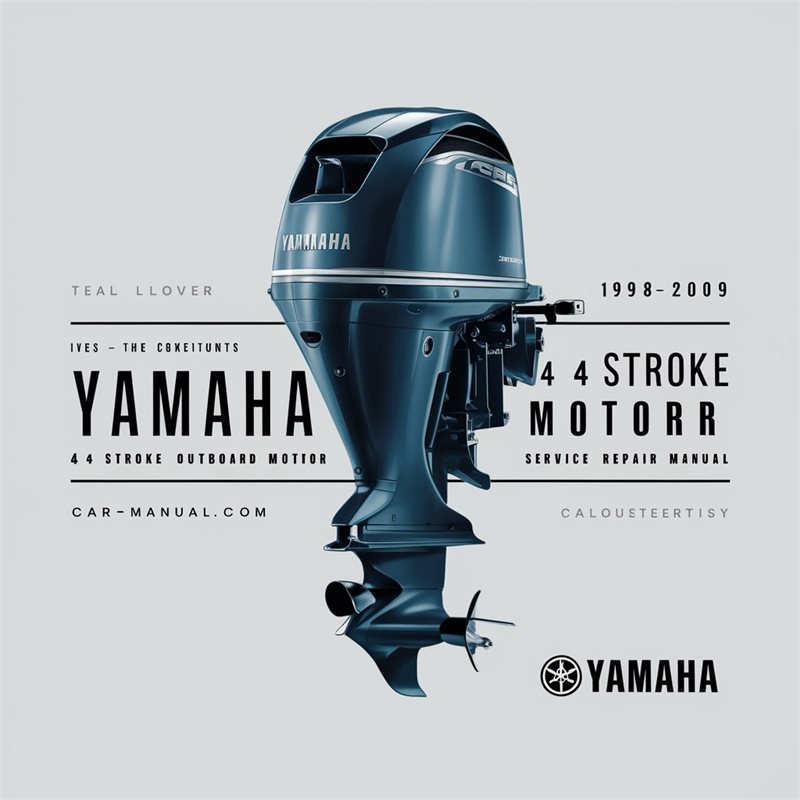 Yamaha 4hp 4 Stroke Outboard Motor Service Repair Manual 1998-2009