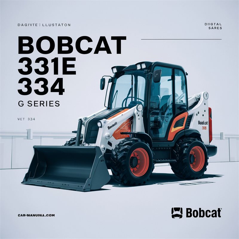 Bobcat 331 331E 334 Hydraulic Excavator G Series Service Repair Workshop Manual S/N 234313000 & Above S/N 234412000 & Above S/N 234513000 & Above