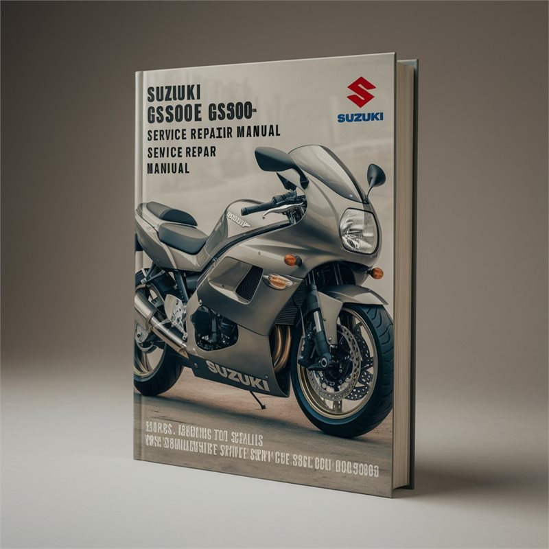 Suzuki GS500E GS500 GS500F Service Repair Workshop Manual 1989-2009