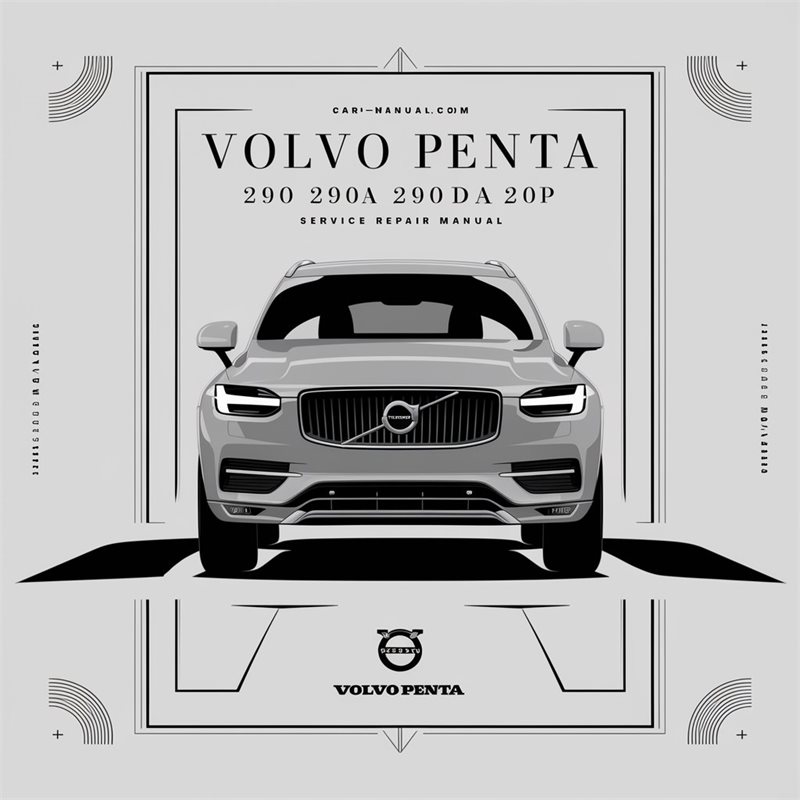 Volvo Penta 290 290A 290DP 290A-DP Service Repair Manual