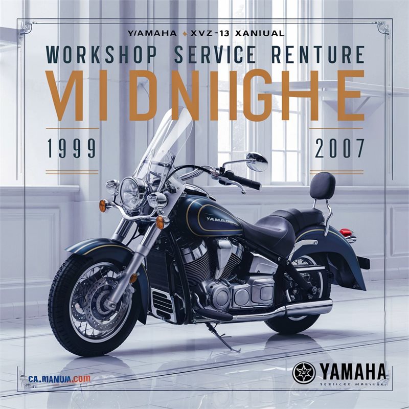 Yamaha XVZ13 XVZ1300 Royal Star Venture Midnight Motorcycle Service Repair Manual 1999-2007
