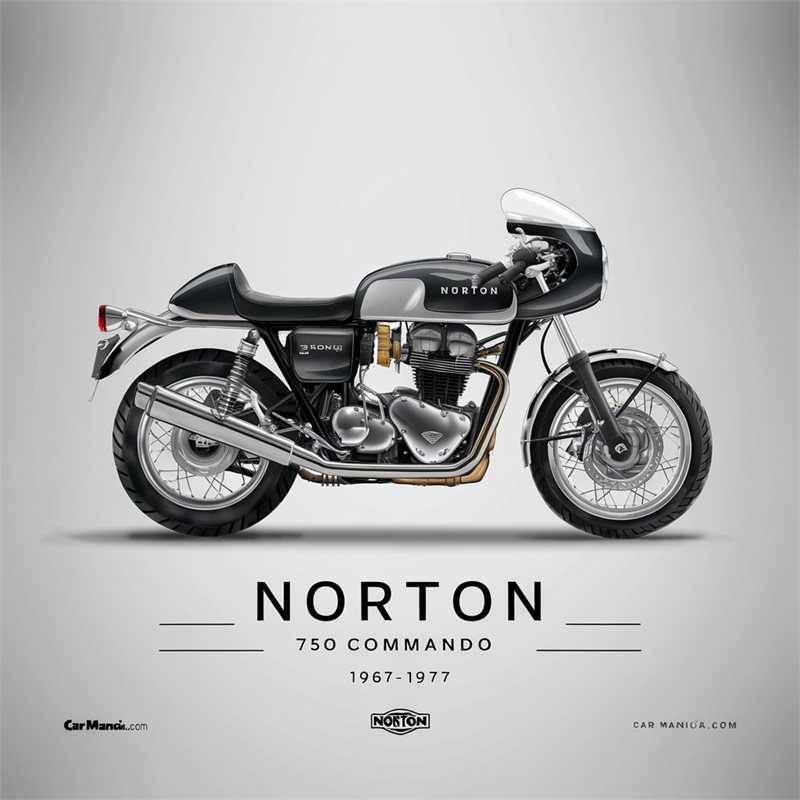 Norton 750 Commando, 750 Commando Combat, 850 Commando Mark II, Mark IIA, Mark III Motorcycle Service Repair Manual 1967-1977