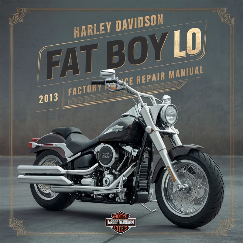 Harley Davidson FLSTFB Fat Boy Lo 2013 Factory Service Repair Manual