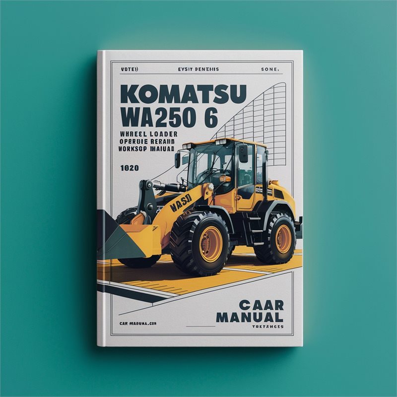 Komatsu WA250 6 Wheel Loader Operation Maintenance Service Repair Workshop Manual Pdf