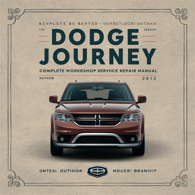 Dodge Journey Complete Workshop Service Repair Manual 2012