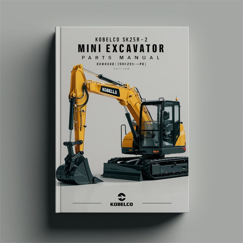 Kobelco SK25SR-2 Mini Excavator Parts Manual ( PV09-22001- )