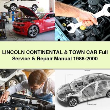 LINCOLN CONTINENTAL & TOWN CAR Full Service & Repair Manual 1988-2000 PDF Download - Click Image to Close