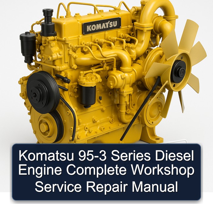 Komatsu 95-3 Series Diesel Engine Complete Workshop Service Repair Manual