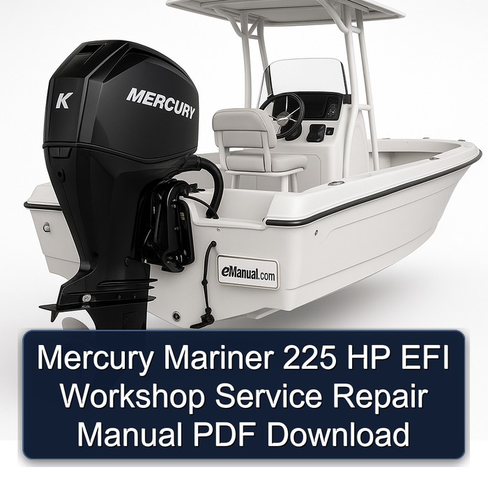 Mercury Mariner 225 HP EFI Workshop Service Repair Manual PDF Download