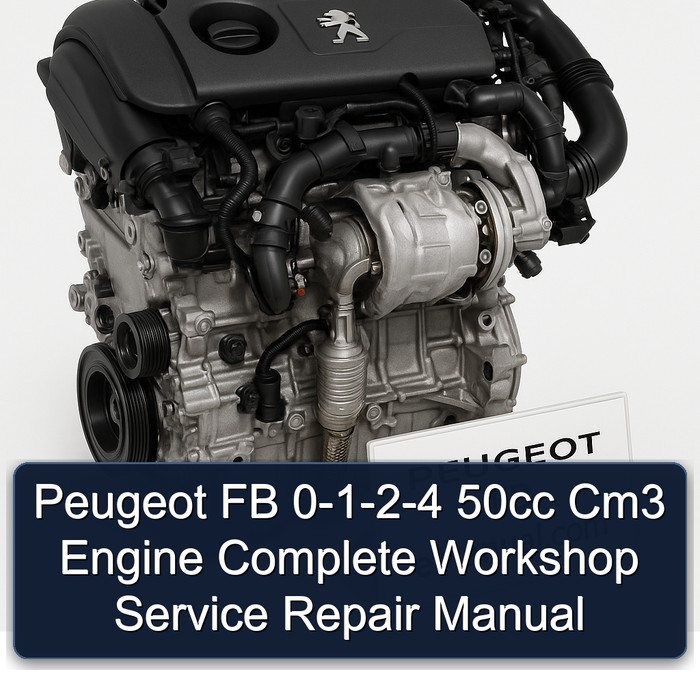 Peugeot FB 0-1-2-4 50cc Cm3 Engine Complete Workshop Service Repair Manual