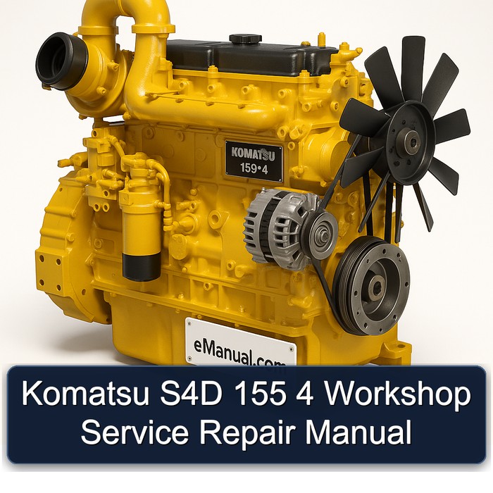 Komatsu S4D 155 4 Workshop Service Repair Manual