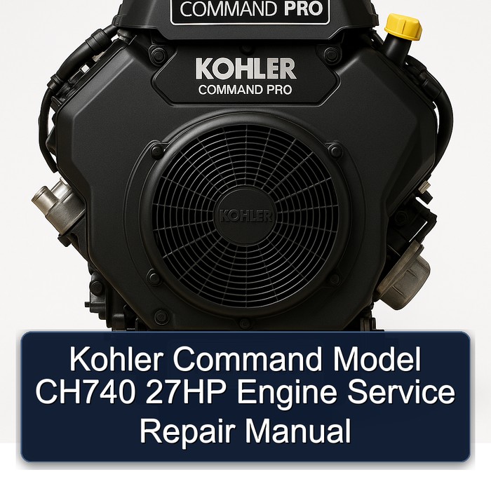 Kohler Command Model CH740 27HP Engine Manual de servicio y reparación