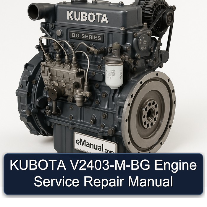 KUBOTA V2403-M-BG Engine Service Repair Manual