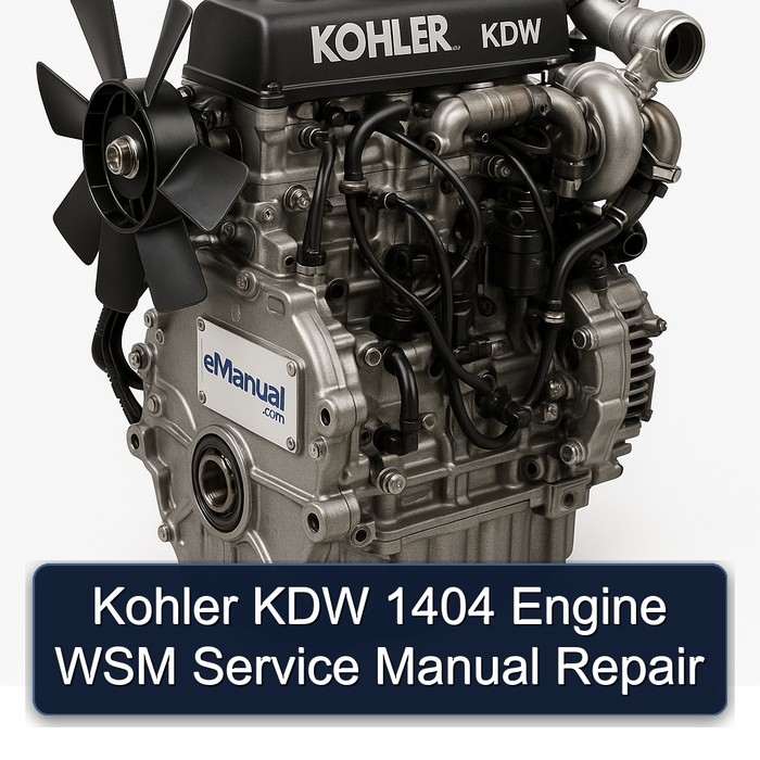 Kohler KDW 1404 Engine WSM Service Manual Repair