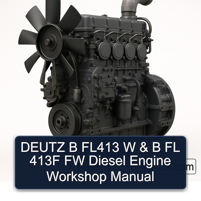 DEUTZ B FL413 W & B FL 413F FW Diesel Engine Workshop Manual