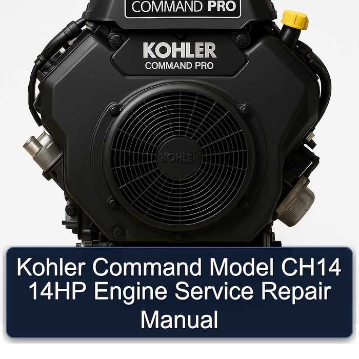 Kohler Command Model CH14 14HP Engine Manual de servicio y reparación