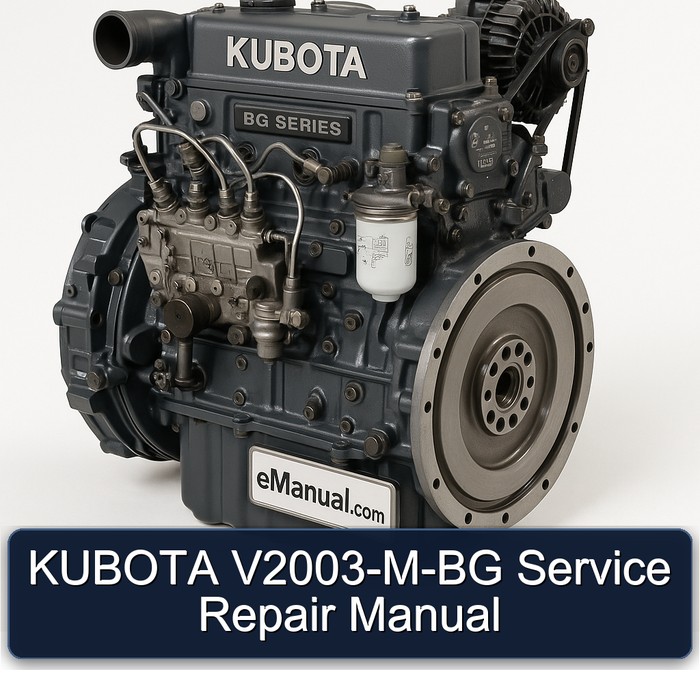 KUBOTA V2003-M-BG Service Repair Manual