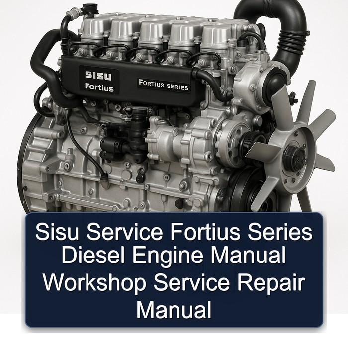 Sisu Service Fortius Series Diesel Engine Manual Workshop Service Repair Manual