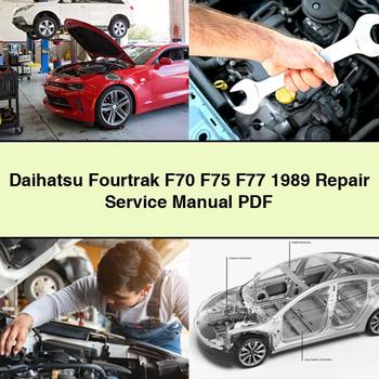 Daihatsu Fourtrak F70 F75 F77 1989 Repair Service Manual PDF Download - Click Image to Close