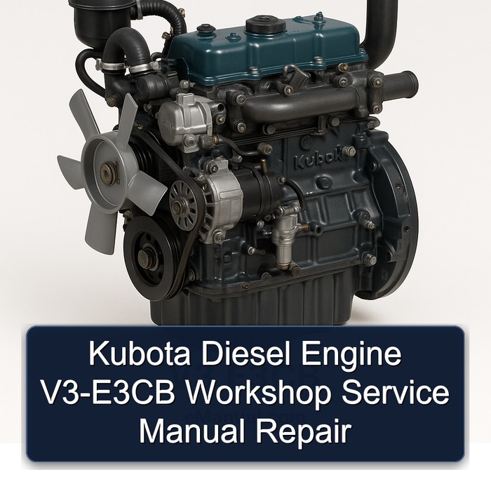 Kubota Diesel Engine V3-E3CB Workshop Service Manual Repair