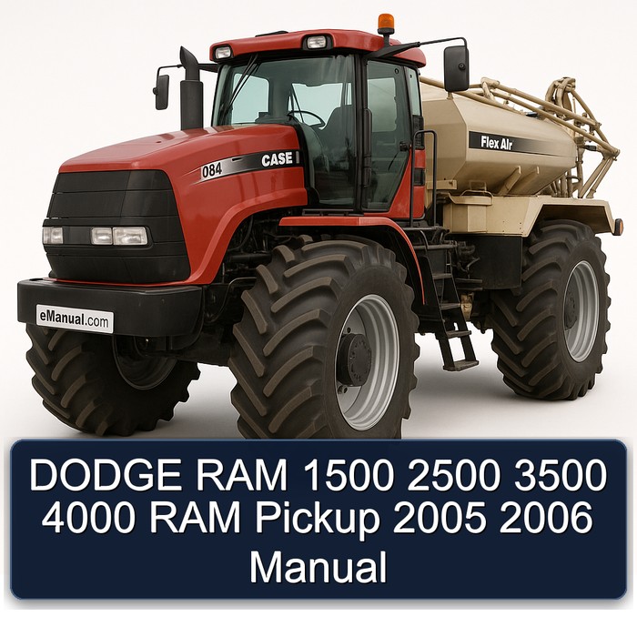 DODGE RAM 1500 2500 3500 4000 RAM Pickup 2005 2006 Manual