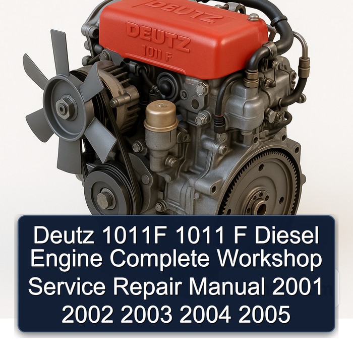 Deutz 1011F 1011 F Diesel Engine Complete Workshop Service Repair Manual 2001 2002 2003 2004 2005
