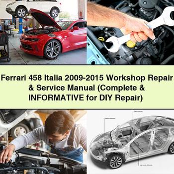 Ferrari 458 Italia 2009-2015 Workshop Repair & Service Manual (Complete & Informative for DIY Repair) PDF Download