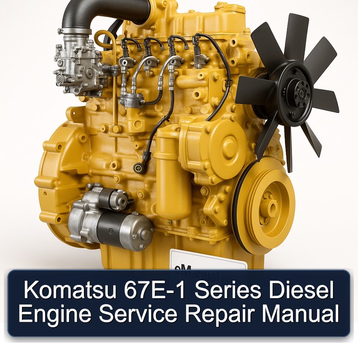Komatsu 67E-1 Series Diesel Engine Service Repair Manual