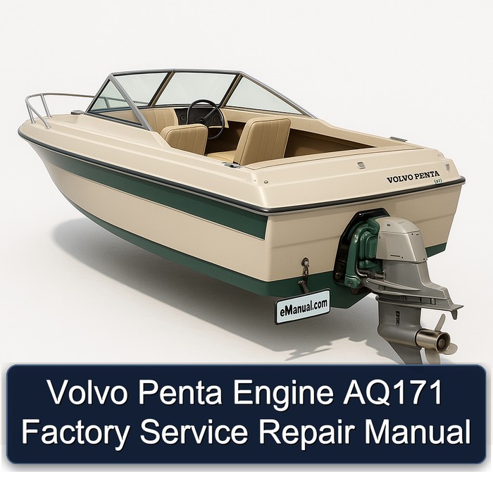 Volvo Penta Engine AQ171 Factory Service Repair Manual