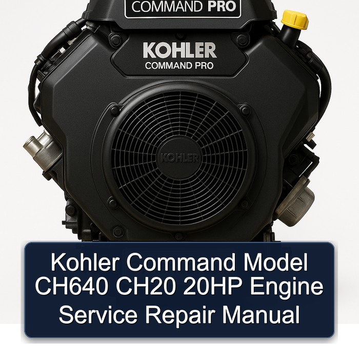 Kohler Command Model CH640 CH20 20HP Engine Manual de servicio y reparación